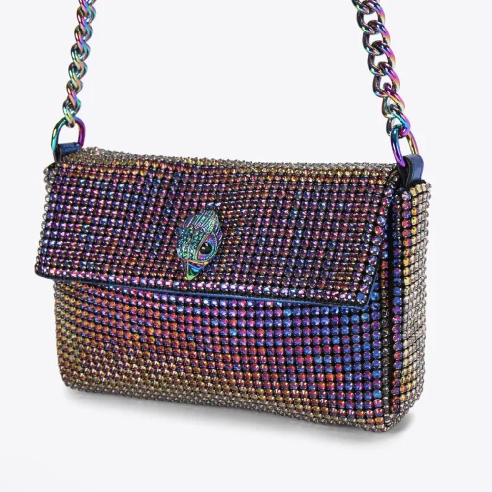 ✨ Kurt Geiger Crystal Eagle Iridescent Shoulder Bag ✨ SOLD OUT EVERYWHERE ✨ - Picture 7 of 7